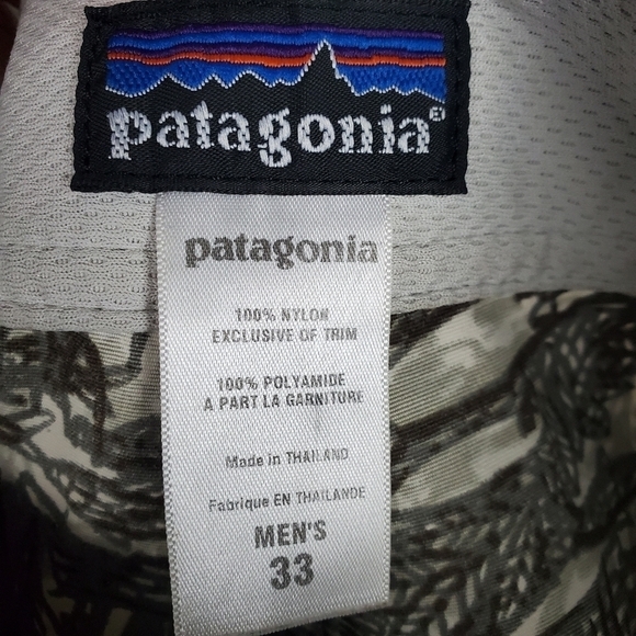 Patagonia Nylon Drawstring Swimming Trunks Swimsuit Mens Sz 33 No Liner - Picture 5 of 6